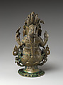 Ganesha Ritual Lamp, Copper alloy, Nepal, Newar