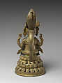 Ganesha Ritual Lamp, Copper alloy, Nepal, Newar