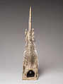 Architectural antefix in form of a makara finial, Stoneware with iron-brown underglaze décor, North-central Thailand, Sukhothai kilns