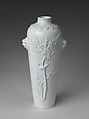 Vase with Plum Blossoms, Porcelain (Dehua ware), China