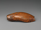 Tea Scoop (Chagō) in the Shape of a Cicada, Hayakawa Shōkosai I (Japanese, 1815–1897), Bamboo, Japan