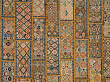 Buddhist vestment (kasaya), Silk embroidery, satin, and damask, China