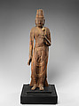 The Bodhisattva Kannon (Avalokiteshvara), Cypress wood; single-block construction (ichiboku-zukuri), Japan