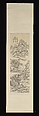 Landscape, Zhang Shanghe (Chinese, 1839–1916), Hanging scroll; ink on paper, China