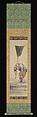 Fisherman, Katsushika Hokusai (Japanese, Tokyo (Edo) 1760–1849 Tokyo (Edo)), Hanging scroll; ink and color on paper, Japan