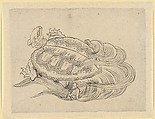 Sea Turtle (Emblem of Longevity), Katsushika Hokusai Japanese, Ink on paper, Japan