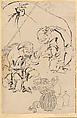 Ebisu and Daikoku Celebrating the New Year Festival, Katsushika Hokusai Japanese, Ink on paper, Japan