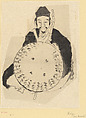 Portrait of the Poet Matsuo Bashō (?), Katsushika Hokusai Japanese, Ink on paper, Japan