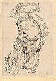 Nio the Guardian, Katsushika Hokusai Japanese, Ink on paper, Japan