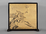 Crabs and Peonies, Itō Jakuchū 伊藤若冲 (Japanese, 1716–1800), Double-sided freestanding screen (tsuitate); ink and gold on paper, Japan