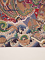 Wall hanging with scene from an opera, Silk and metallic thread embroidery on plain-weave wool with animal fibers, China