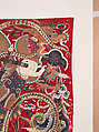 Wall hanging with scene from an opera, Silk and metallic thread embroidery on plain-weave wool with animal fibers, China