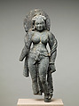Mother Goddess (Matrika), Gray schist, India (Rajasthan, Tanesara)