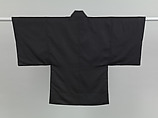 Man’s Jacket (Haori) with the Flight of the Kamikaze Plane, Plain-weave rayon with printing and gold flecks, Japan