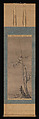 Ink Plum, Byōsen Myōshitsu (Japanese, active ca. 1450–75), Pair of hanging scrolls; ink on paper, Japan
