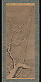 Ink Plum, Byōsen Myōshitsu (Japanese, active ca. 1450–75), Pair of hanging scrolls; ink on paper, Japan