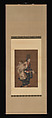 Dancer with a Sword, Unidentified Artist, Hanging scroll; ink and color on paper, Japan