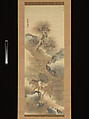 Herb Gatherer in the Mountains, Matsumura Goshun 松村呉春 (Japanese, 1752–1811), Hanging scroll; ink and color on silk, Japan