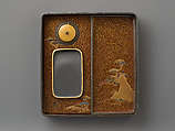 Writing box with decoration of quails and millet, Lacquer, Japan
