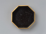 Octagonal incense box, Red lacquer with raised-gold and litharge painting and engraved-gold decoration, Japan (Ryūkyū Islands)