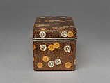 Tea utensil box (chabako), Mother-of-pearl and makie, Japan