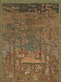 Death of the Historical Buddha (Nehan-zu), Hanging scroll; ink, color, and gold on silk, Japan