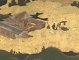The Rebellions of the Hōgen and Heiji Eras, Pair of six-panel folding screens; ink, color, gold, and gold leaf on paper, Japan