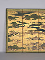 57.156.5, panel 5, 6 The Rebellions of the Hōgen and Heiji Eras, Pair of six-panel folding screens; ink, color, gold, and gold leaf on paper, Japan