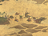 The Rebellions of the Hōgen and Heiji Eras, Pair of six-panel folding screens; ink, color, gold, and gold leaf on paper, Japan