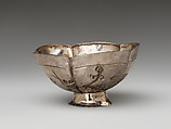 Cup with Plum and Crescent Moon, Silver with repoussé decoration and gilding, China