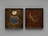 Writing Box (Suzuribako) with Autumn Grasses and Moon, Unryūan (Kitamura Tatsuō) (Japanese, born 1952), Lacquered wood with gold takamaki-e, hiramaki-e, togidashimaki-e, cut-out gold foil application, and mother-of-pearl inlay , Japan