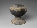 Jar with short neck, Stoneware, Korea
