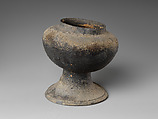Jar with short neck, Stoneware, Korea