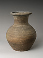 Jar with long neck, Stoneware, Korea