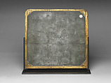 Table screen with immortals, Pewter, brass, China