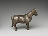 Paperweight in the shape of a horse, Silver, lead, China