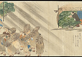 Illustrations of Uji Tea Production, Painting by Saitō Motonari (Japanese, active ca. 1800), Handscroll of thirty-two sheets reformatted as a folding album (orihon), Japan