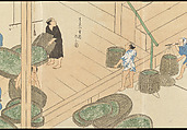 Illustrations of Uji Tea Production, Painting by Saitō Motonari (Japanese, active ca. 1800), Handscroll of thirty-two sheets reformatted as a folding album (orihon), Japan