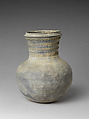 Jar with long neck, Stoneware, Korea