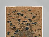 Panel with gourds on vines, Silk, wool, and metal thread tapestry (kesi), China