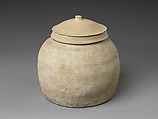 Jar with cover, Stoneware, Korea