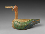Wedding goose, Polychrome painted wood, Korea