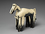 Horse, Shin Sang Ho (born 1947), Stoneware with white slip, Korea