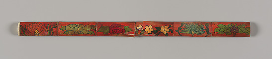 Ruler, Wood, bone, painted ox horn; bamboo, black lacquer, Korea