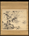“Profound Refinement, Escaping the Dust of the World”, Noguchi Shōhin 野口小蘋 (Japanese, 1847–1917), Hanging scroll; ink on silk, Japan