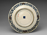 Plate, Pottery decorated in polychrome enamels (Hizen ware, Kutani type), Japan