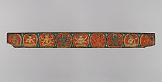 Pair of Manuscript Covers with Buddhist Deities, Ink and color on wood, Nepal
