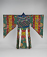 Monastic Dance Robe, Plain-weave silk brocaded with silk and metallic thread, China