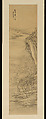 Landscapes after old masters, Dai Xi (Chinese, 1801–1860), Set of four hanging scrolls; ink on gold-flecked paper, China