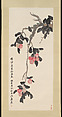 Flowers and Fruits, Jin Cheng (Chinese, 1878–1926), Set of four hanging scrolls, China